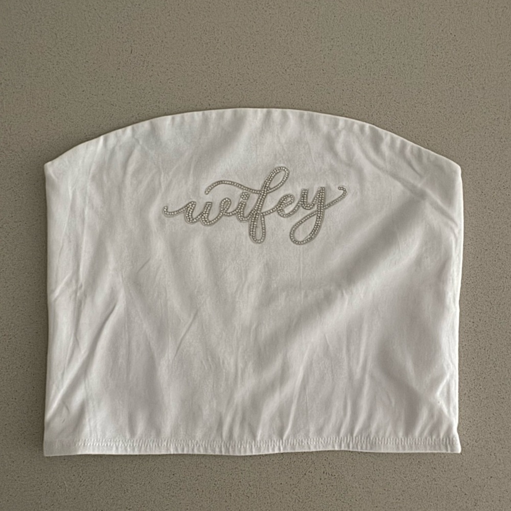 Bedazzled “Wifey” Tube Tank